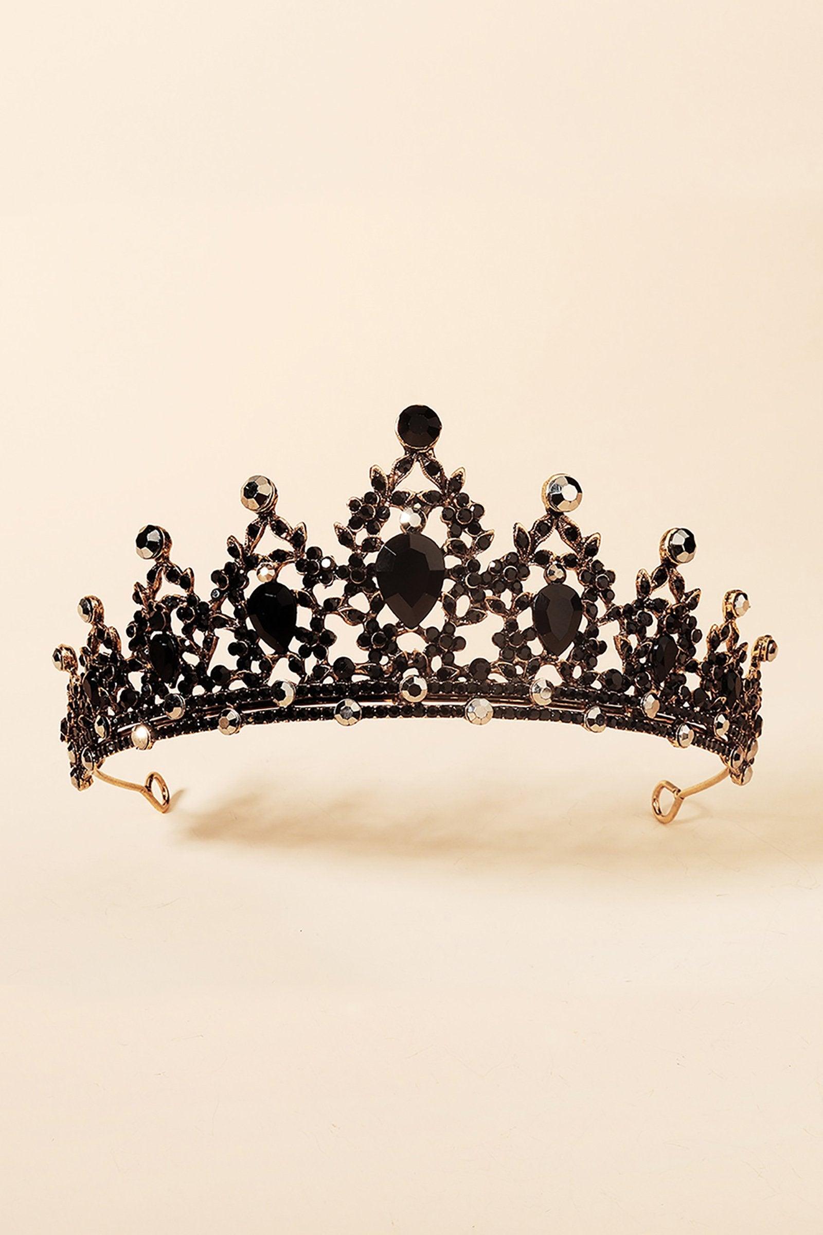 Alloy Tiaras with Rhinestone CH0391 - COCOMELODY