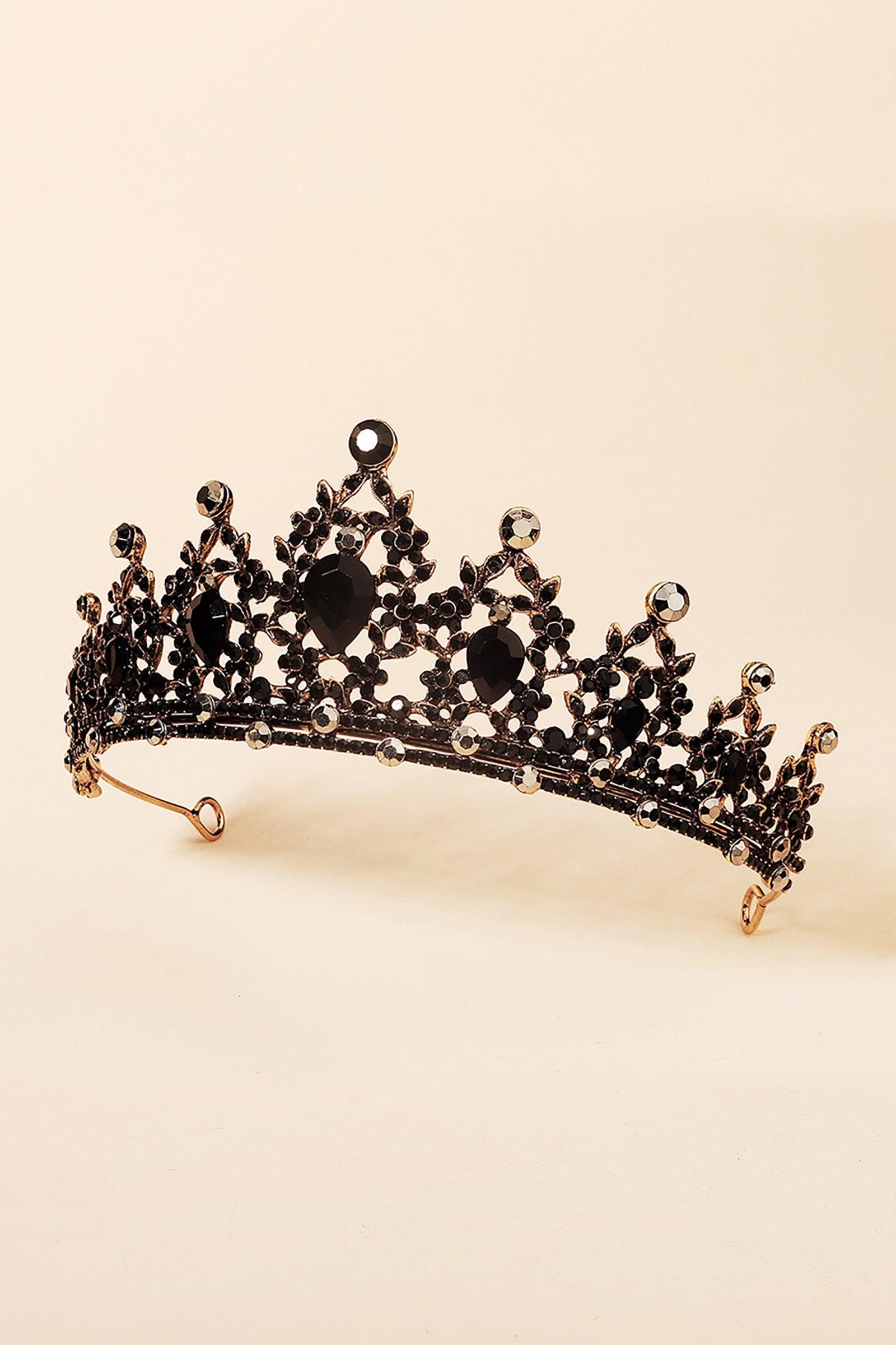Alloy Tiaras with Rhinestone CH0391 - COCOMELODY