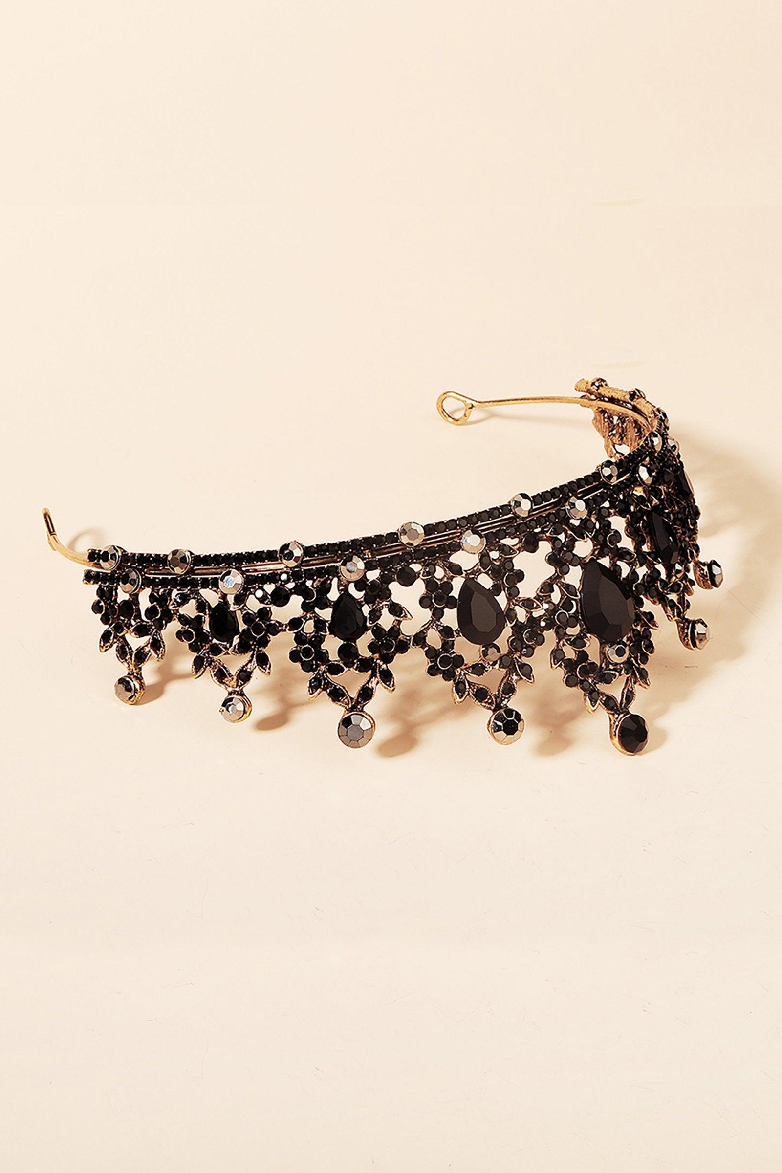 Alloy Tiaras with Rhinestone CH0391 - COCOMELODY