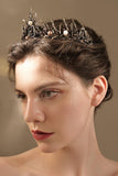 Alloy Tiaras with Imitation Pearl Rhinestone CH0392 - COCOMELODY