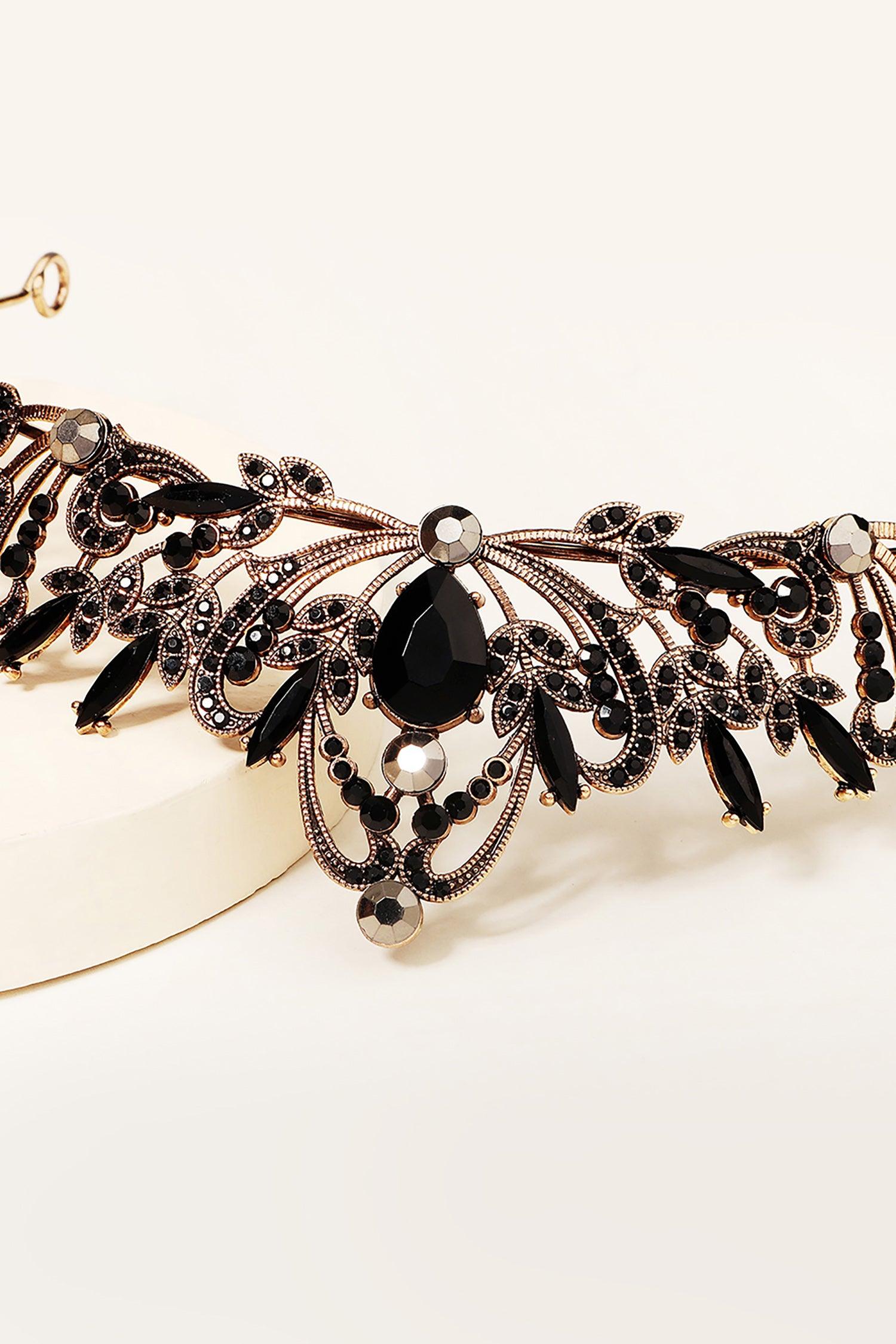 Alloy Tiaras with Rhinestone CH0394 - COCOMELODY