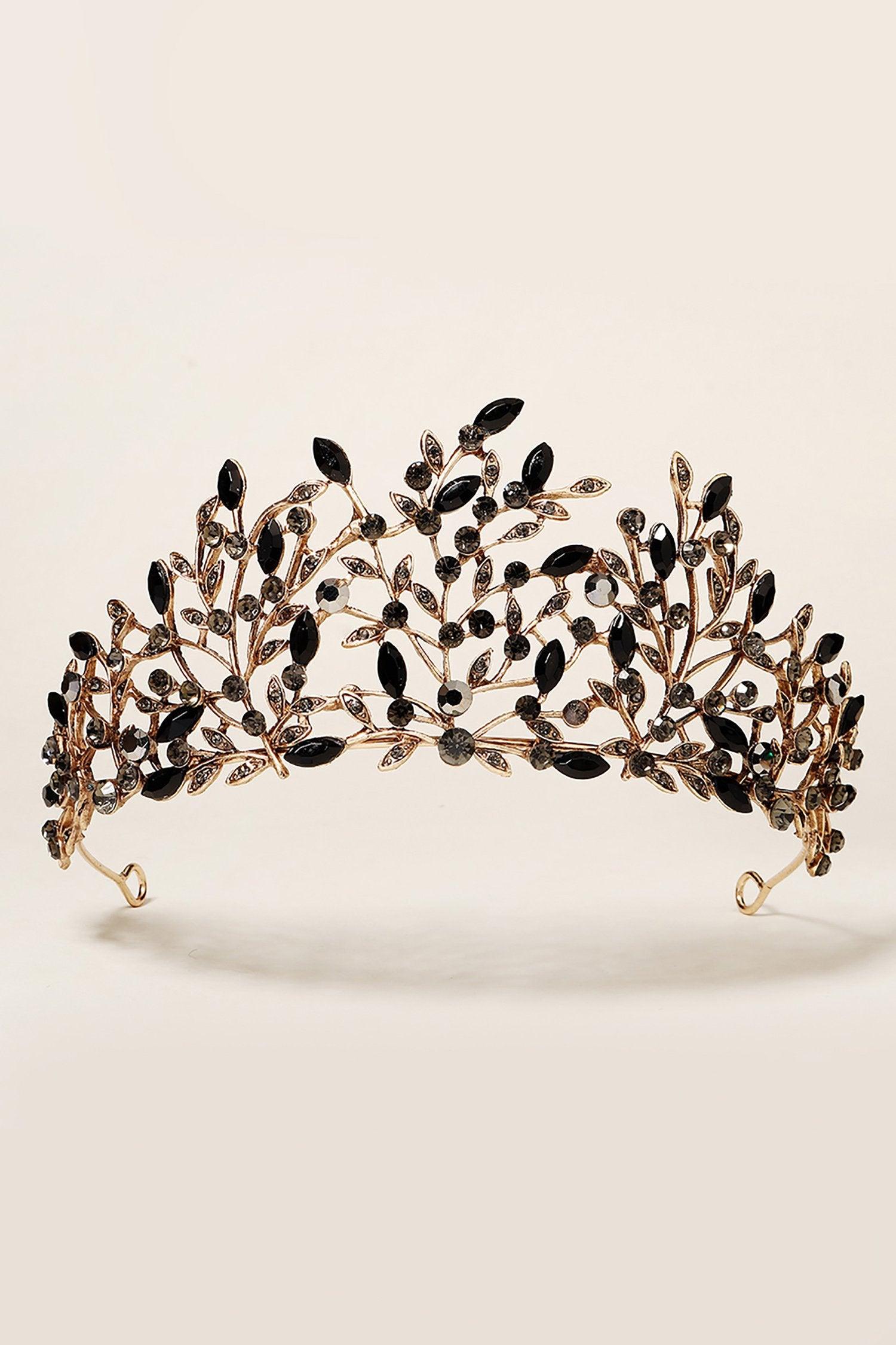 Alloy Tiaras with Rhinestone CH0395 - COCOMELODY