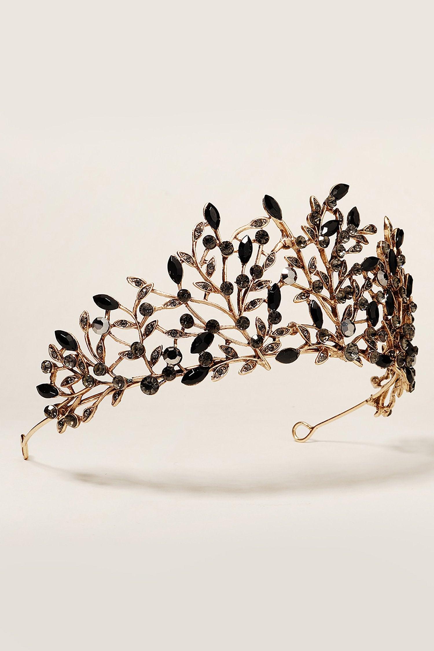 Alloy Tiaras with Rhinestone CH0395 - COCOMELODY
