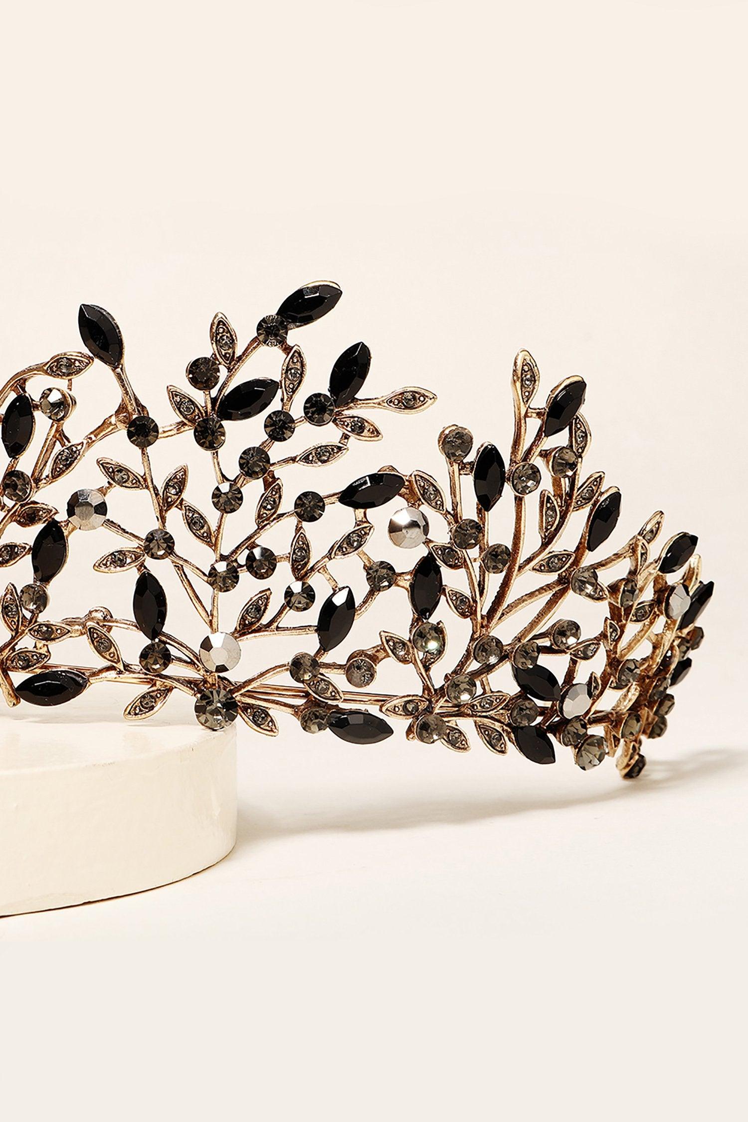Alloy Tiaras with Rhinestone CH0395 - COCOMELODY