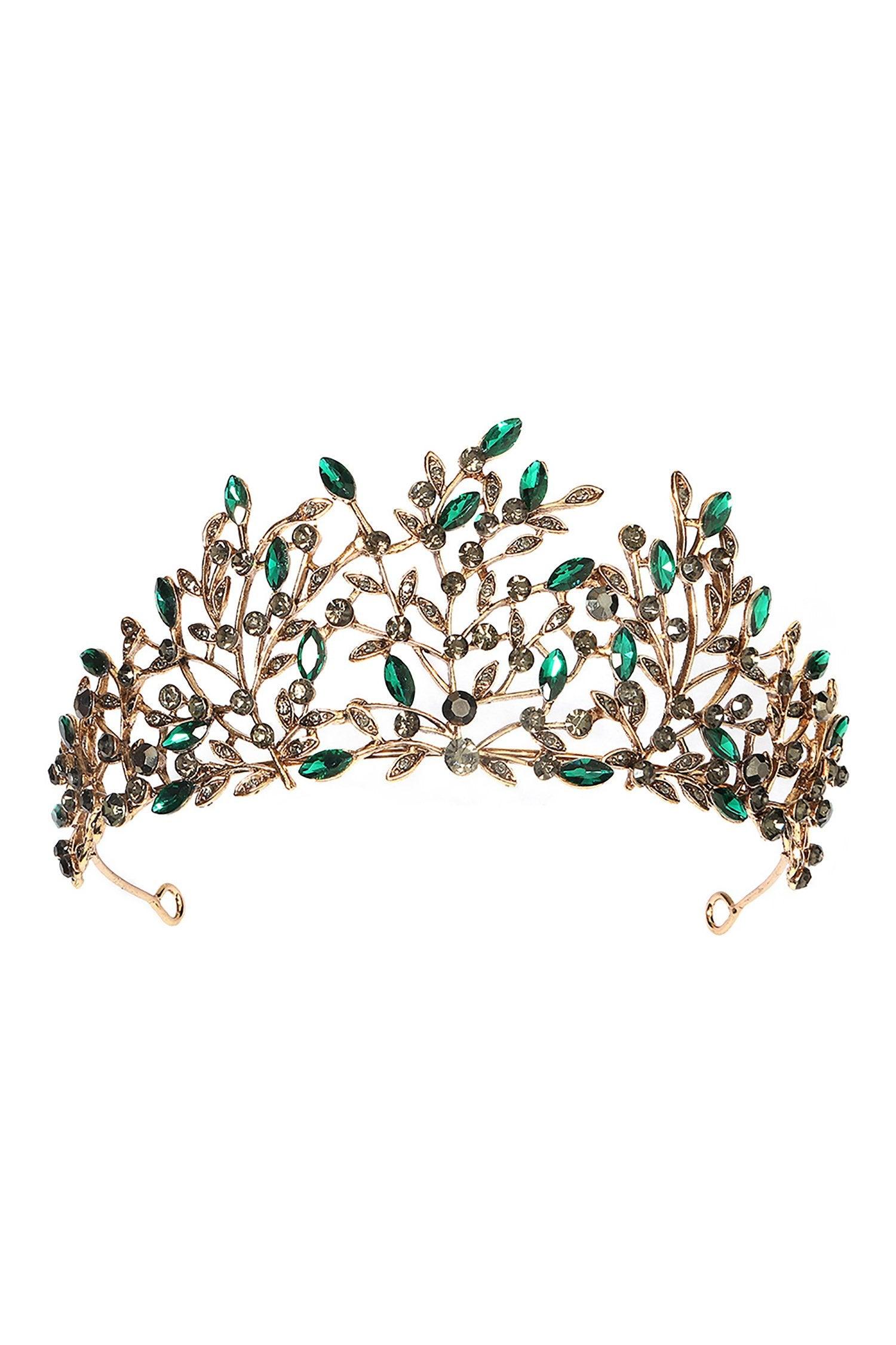 Alloy Tiaras with Rhinestone CH0395 - COCOMELODY