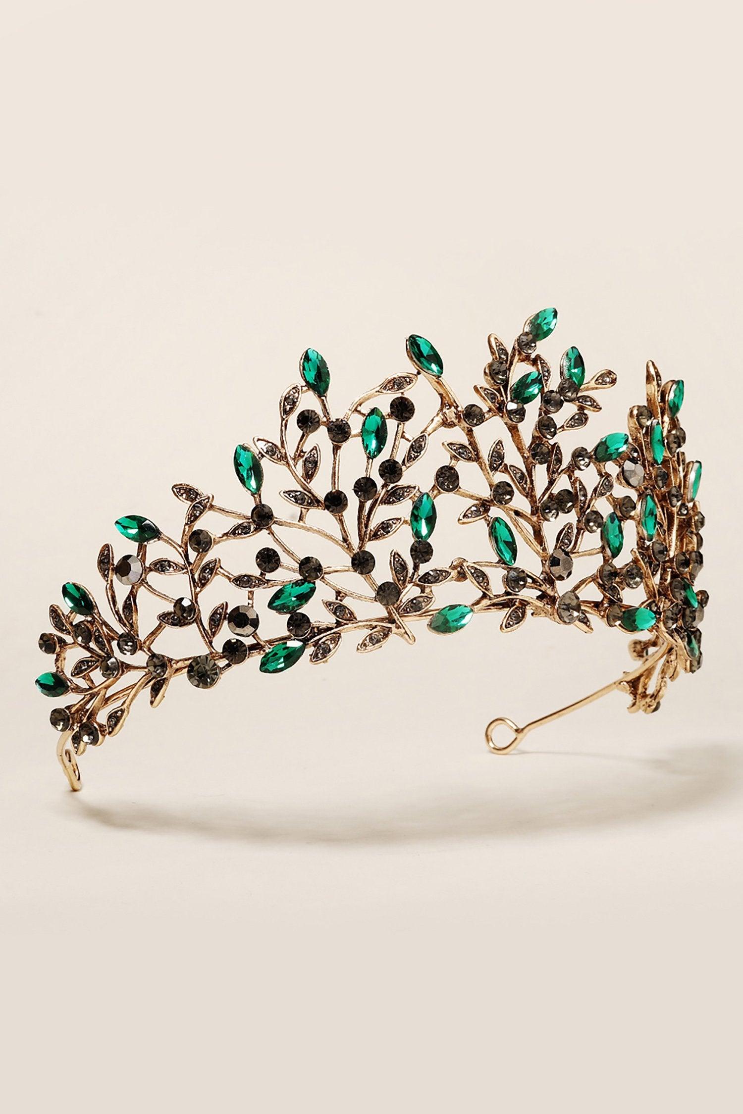 Alloy Tiaras with Rhinestone CH0395 - COCOMELODY
