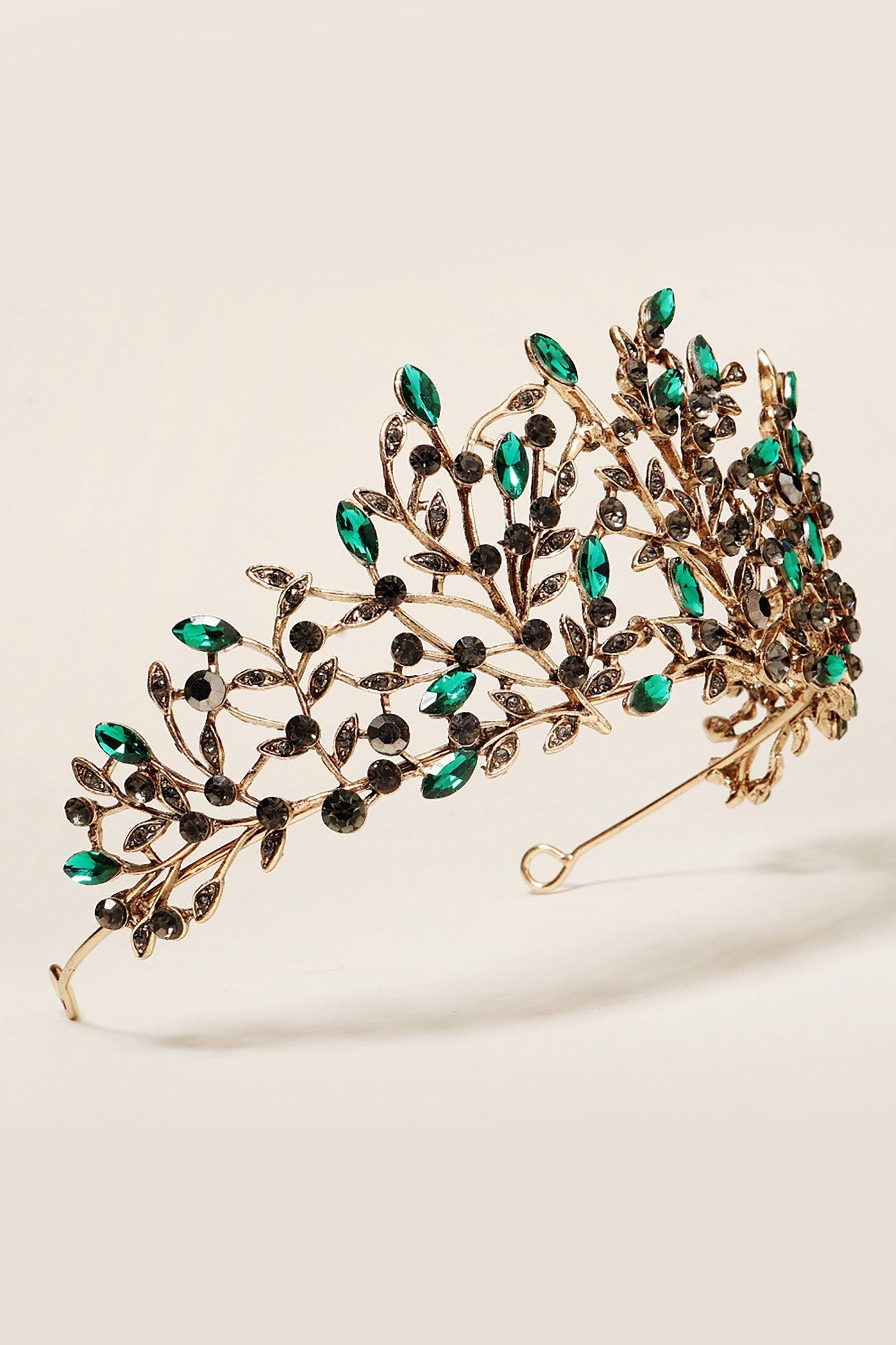 Alloy Tiaras with Rhinestone CH0395 - COCOMELODY