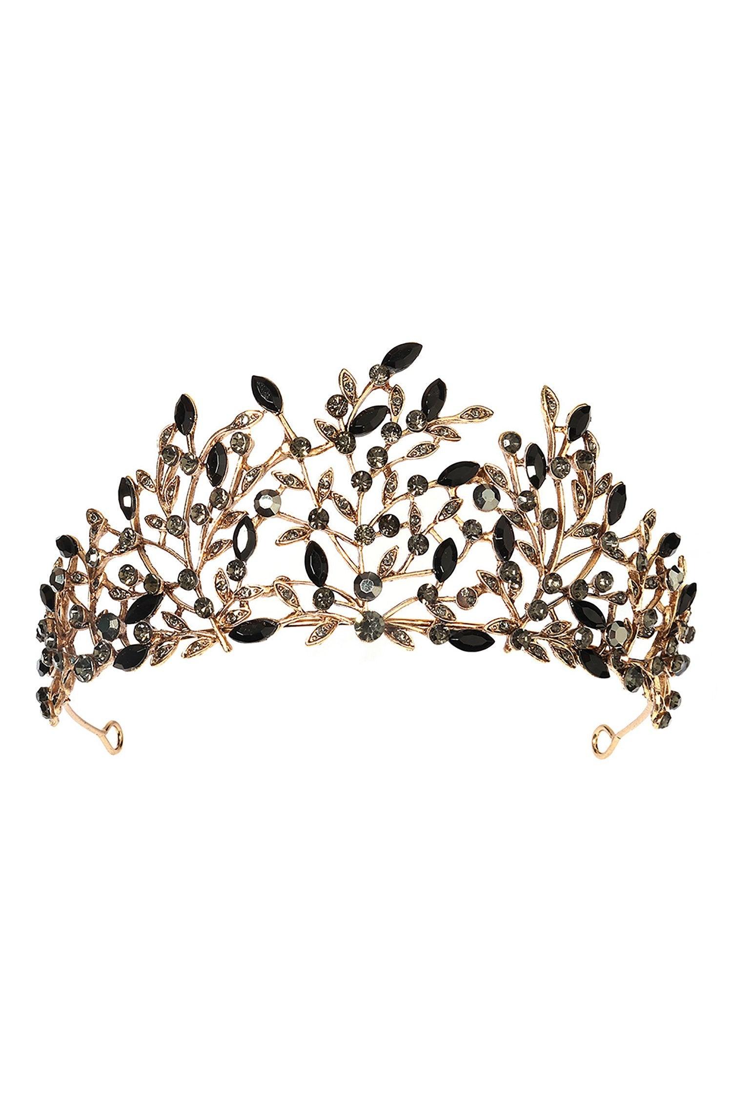 Alloy Tiaras with Rhinestone CH0395 - COCOMELODY