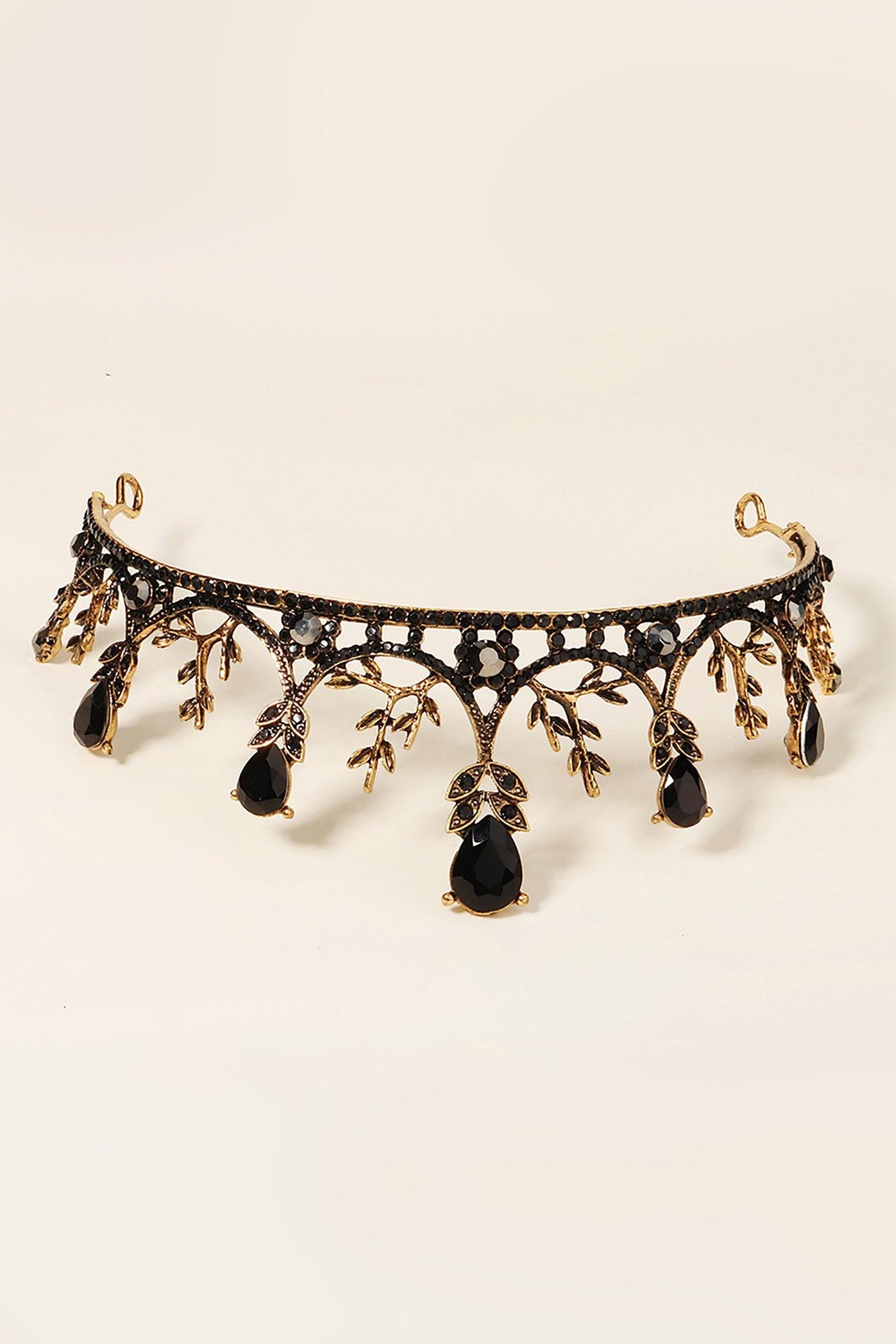 Alloy Tiaras with Rhinestone CH0399 - COCOMELODY
