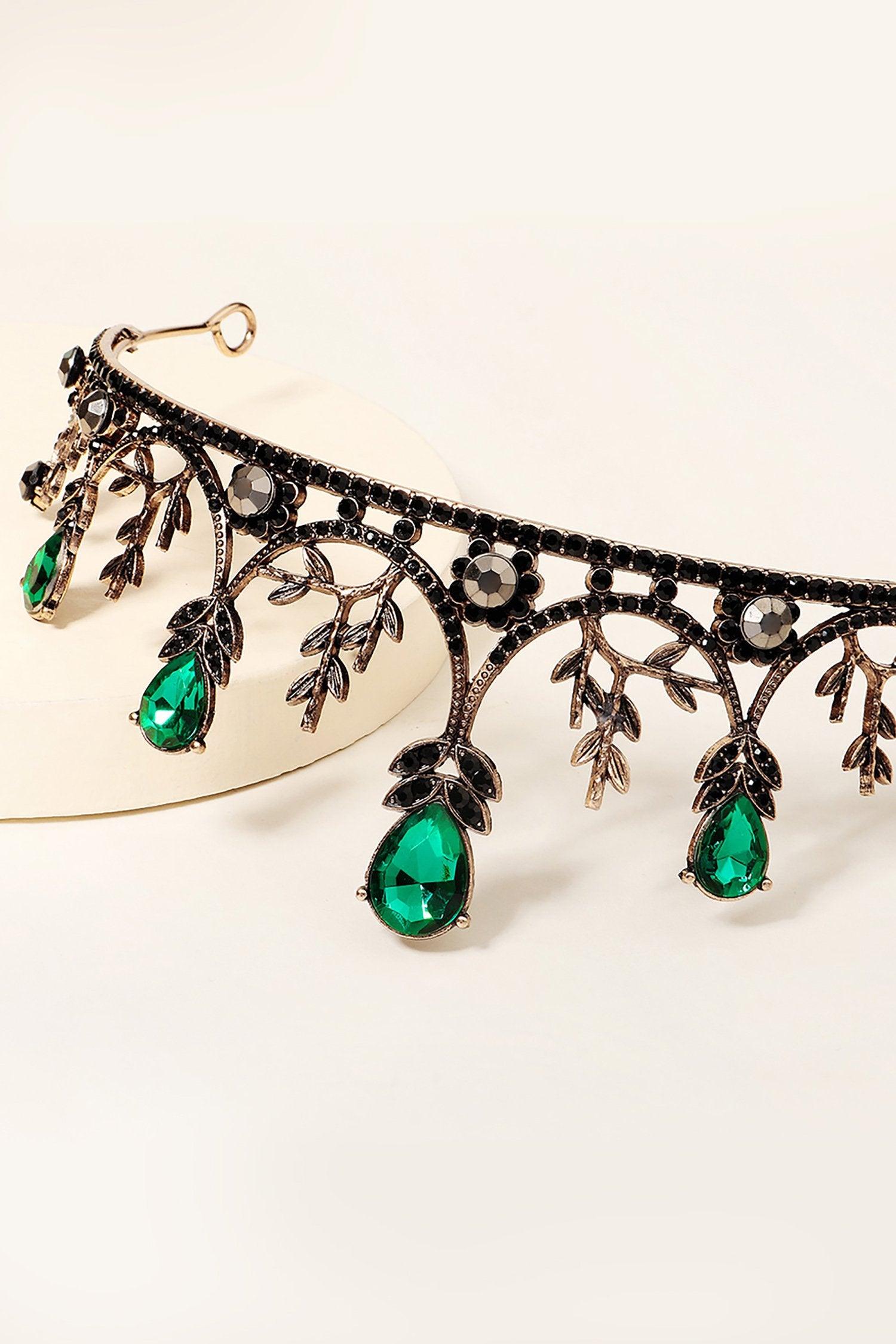 Alloy Tiaras with Rhinestone CH0399 - COCOMELODY