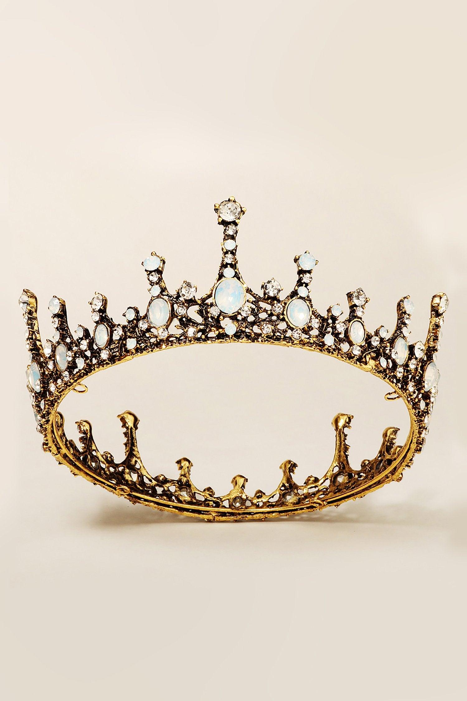 Alloy Tiaras with Rhinestone CH0400 - COCOMELODY