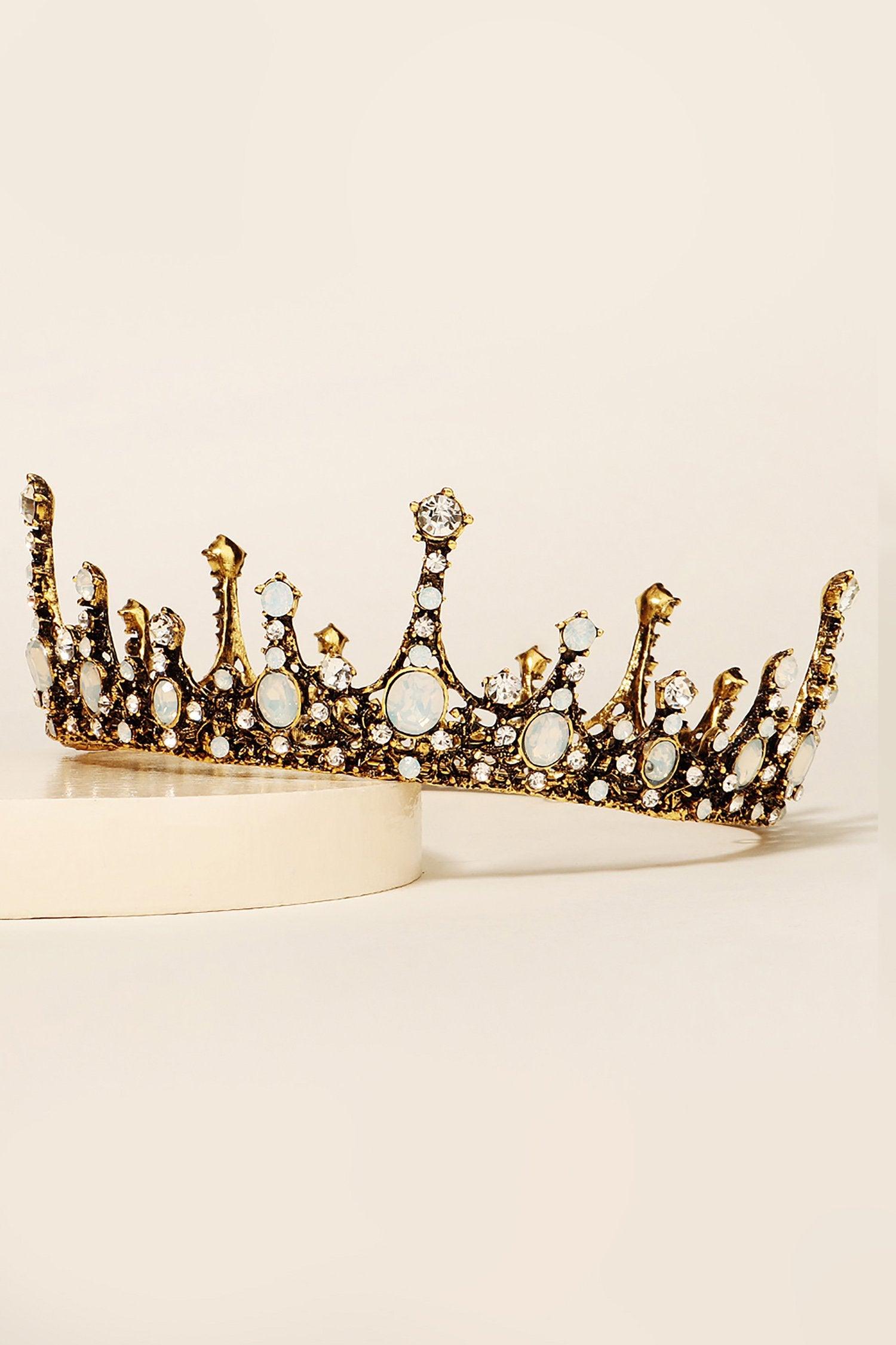 Alloy Tiaras with Rhinestone CH0400 - COCOMELODY