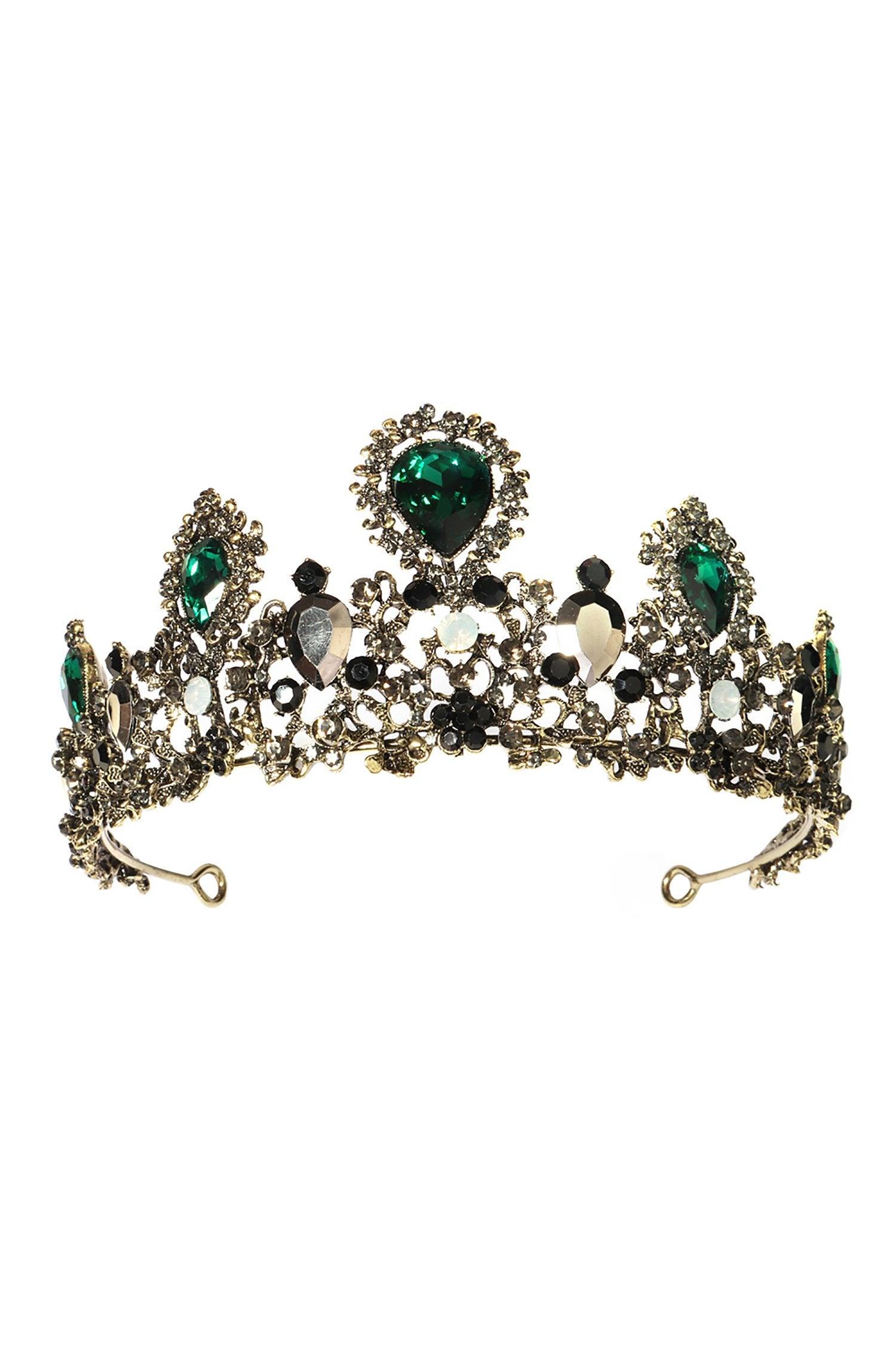 Alloy Tiaras with Rhinestone CH0401 - COCOMELODY