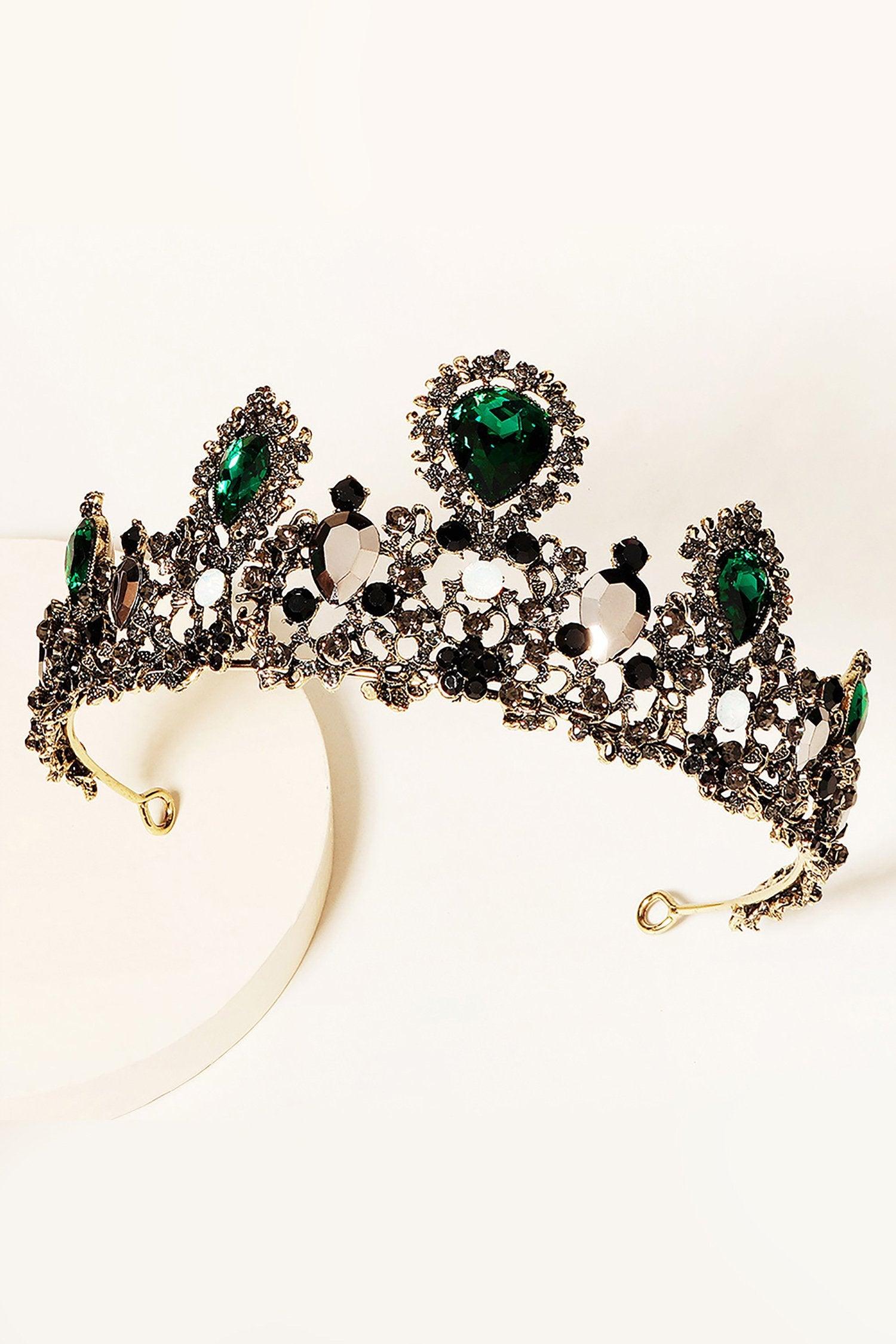 Alloy Tiaras with Rhinestone CH0401 - COCOMELODY