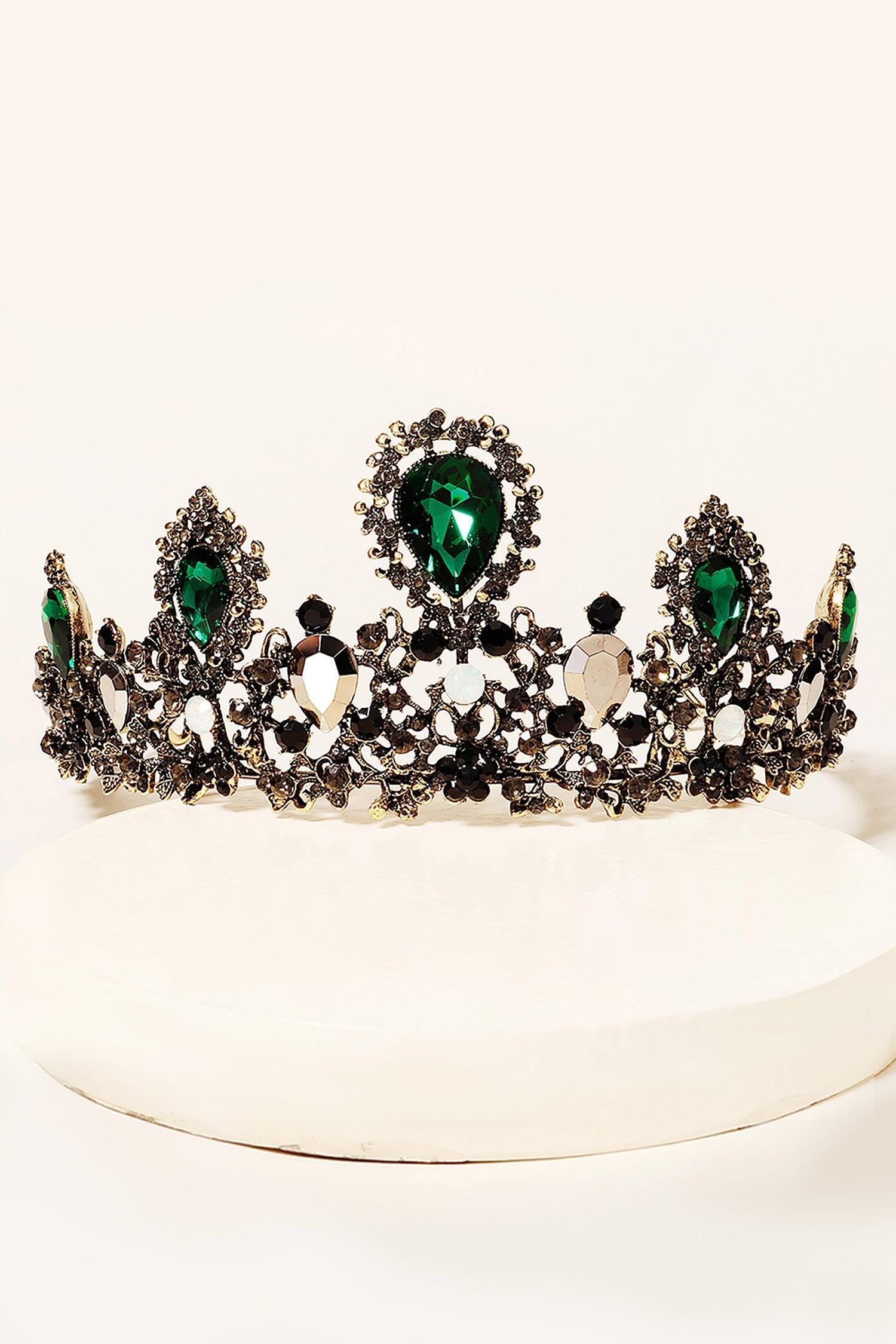 Alloy Tiaras with Rhinestone CH0401 - COCOMELODY