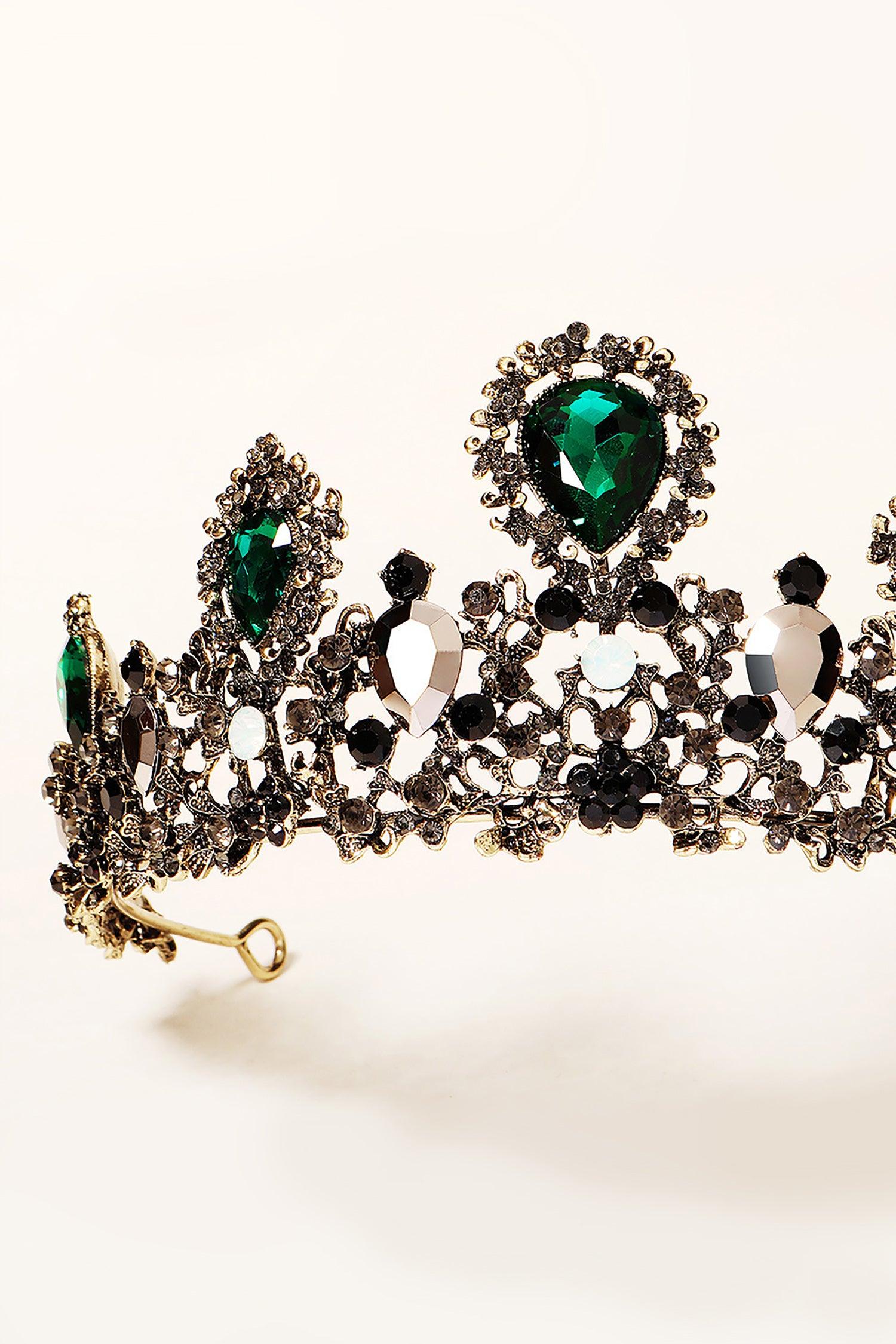 Alloy Tiaras with Rhinestone CH0401 - COCOMELODY