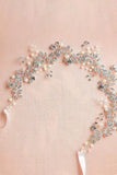 Alloy Headbands with Rhinestone Pearls CH0406 - COCOMELODY