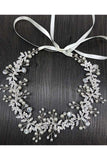Alloy Headbands with Rhinestone Pearls CH0406 - COCOMELODY