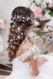 Alloy Headbands with Pearls CH0407 - COCOMELODY