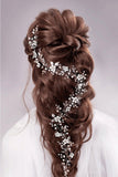 Alloy Headbands with Pearls CH0407 - COCOMELODY