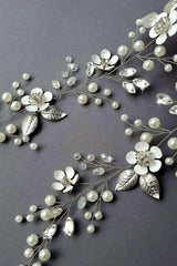 Alloy Headbands with Pearls CH0407 - COCOMELODY