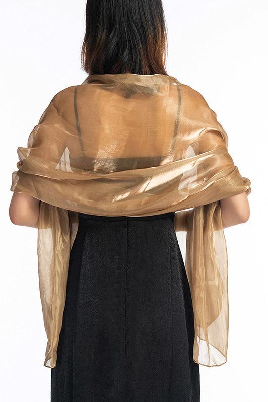 Polyester Tulle Shawl with CJ0105 - COCOMELODY