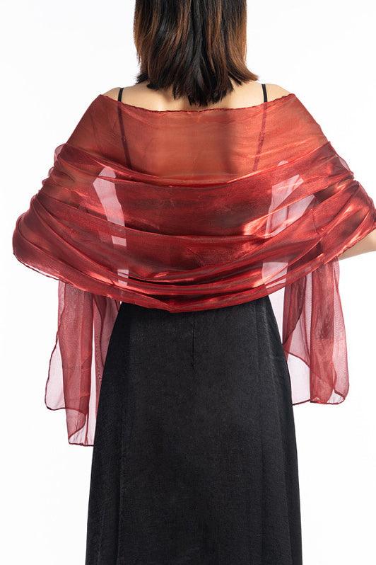 Polyester Tulle Shawl with CJ0105 - COCOMELODY