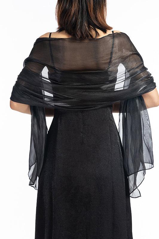 Polyester Tulle Shawl with CJ0105 - COCOMELODY