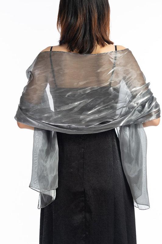 Polyester Tulle Shawl with CJ0105 - COCOMELODY