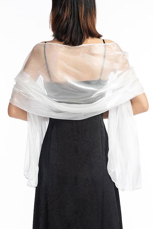 Polyester Tulle Shawl with CJ0105 - COCOMELODY