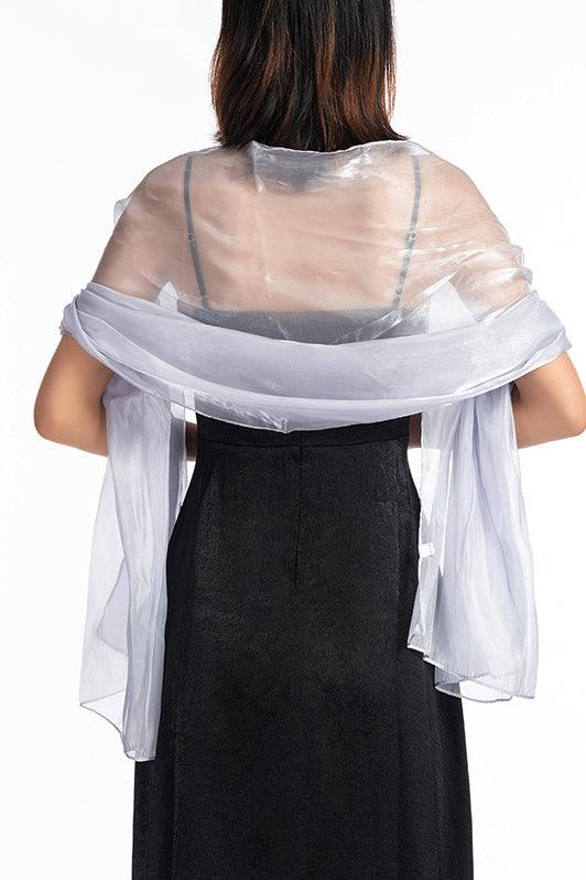 Polyester Tulle Shawl with CJ0105 - COCOMELODY