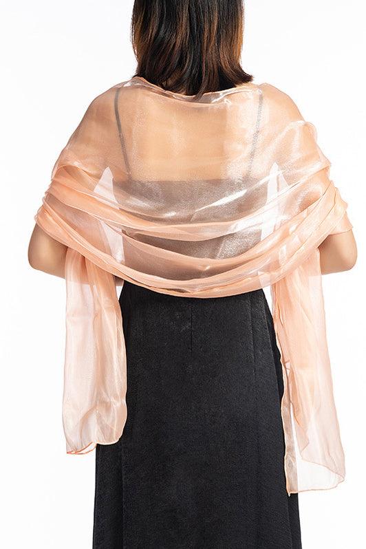 Polyester Tulle Shawl with CJ0105 - COCOMELODY