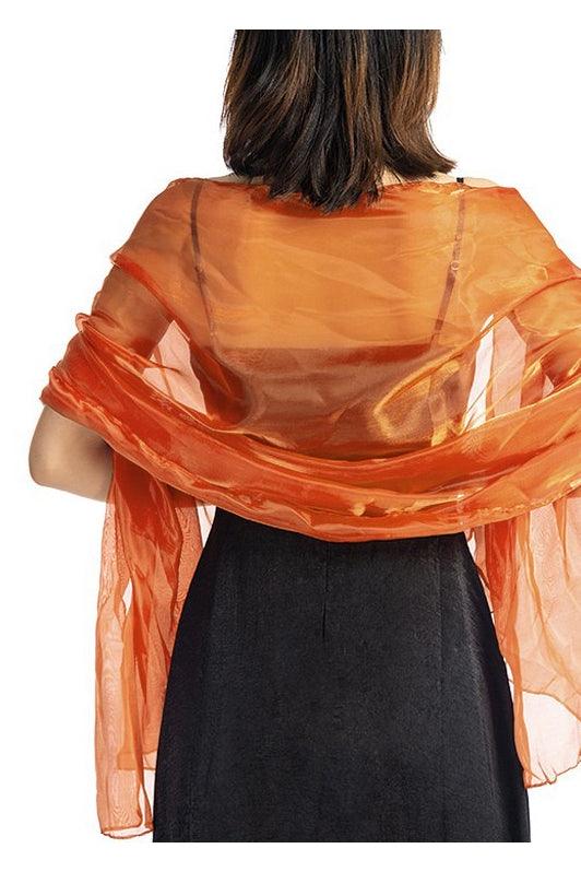 Polyester Tulle Shawl with CJ0105 - COCOMELODY