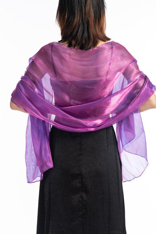 Polyester Tulle Shawl with CJ0105 - COCOMELODY