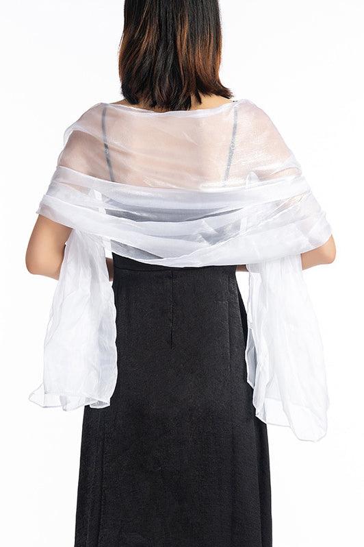 Polyester Tulle Shawl with CJ0105 - COCOMELODY