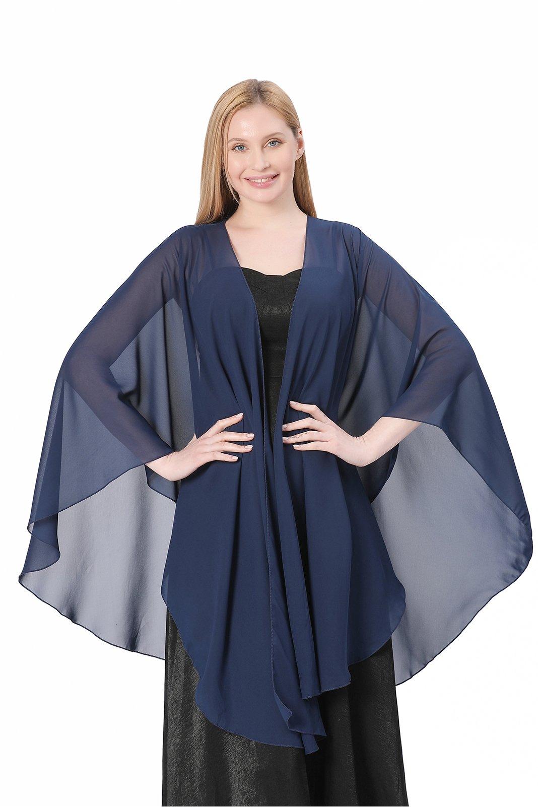 Chiffon Shawl with CJ0111 - COCOMELODY
