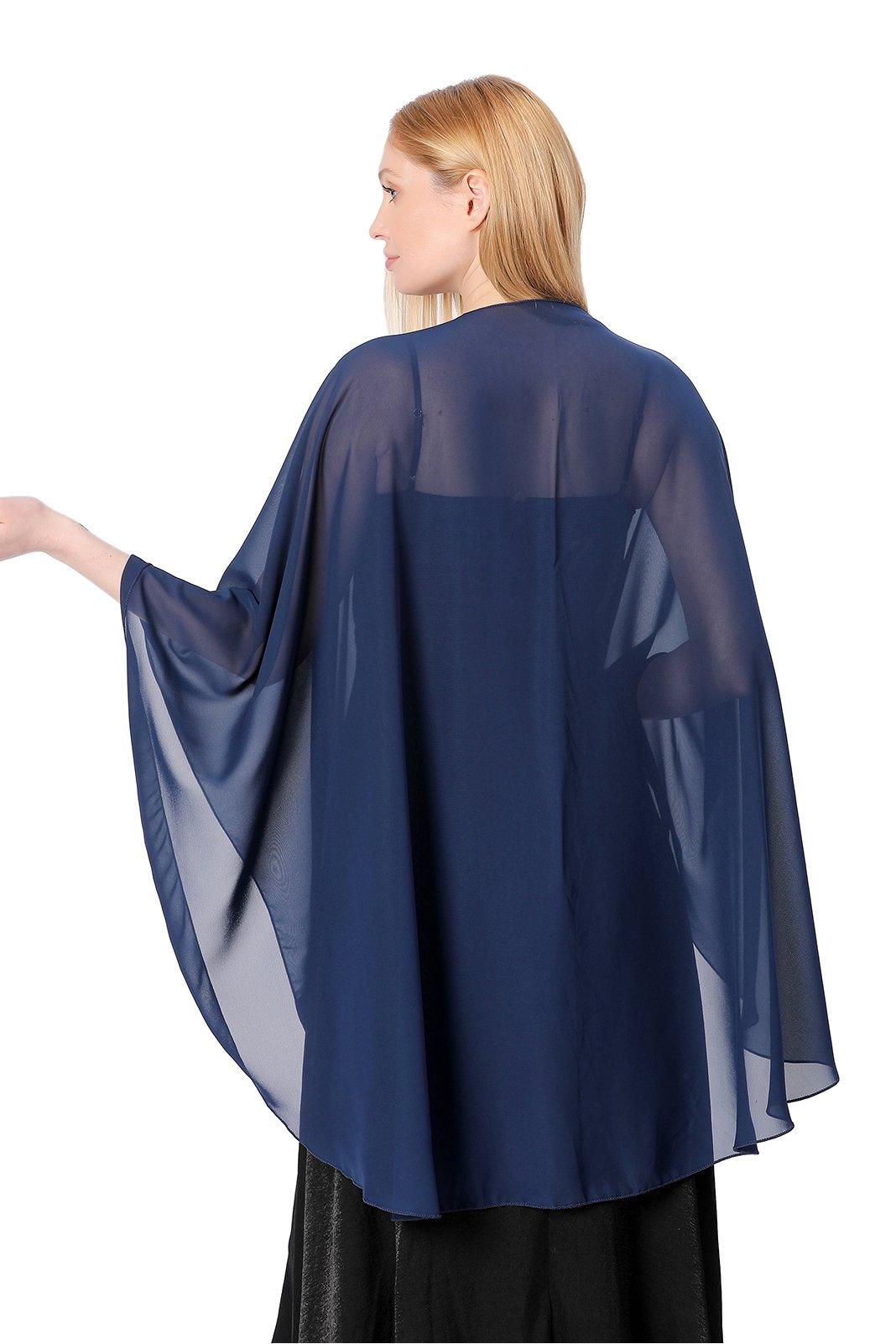 Chiffon Shawl with CJ0111 - COCOMELODY