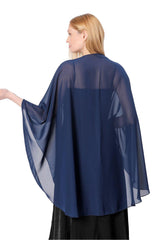 Chiffon Shawl with CJ0111 - COCOMELODY
