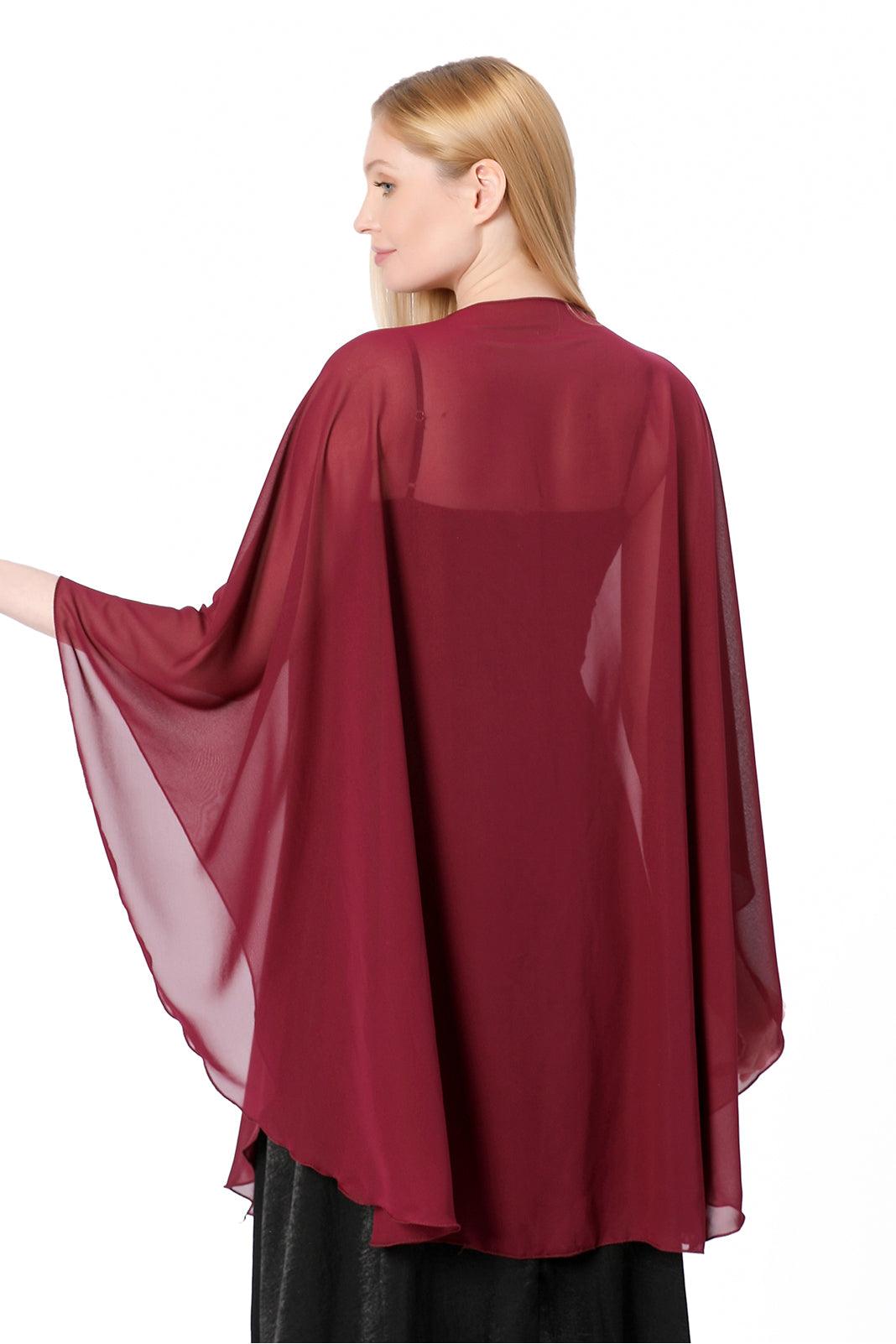 Chiffon Shawl with CJ0111 - COCOMELODY