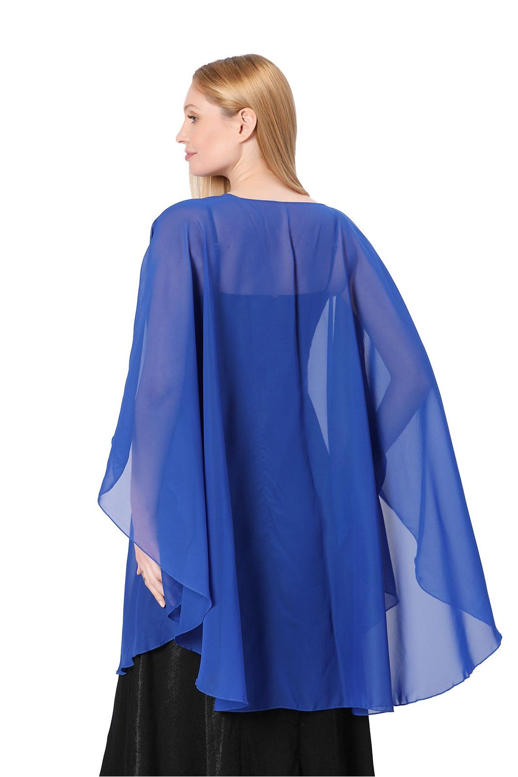Chiffon Shawl with CJ0111 - COCOMELODY