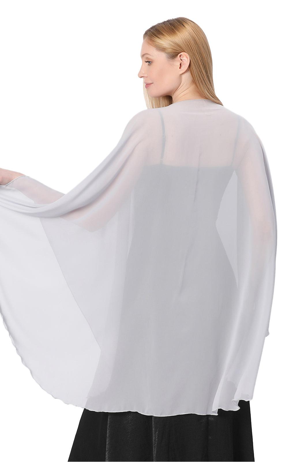 Chiffon Shawl with CJ0111 - COCOMELODY