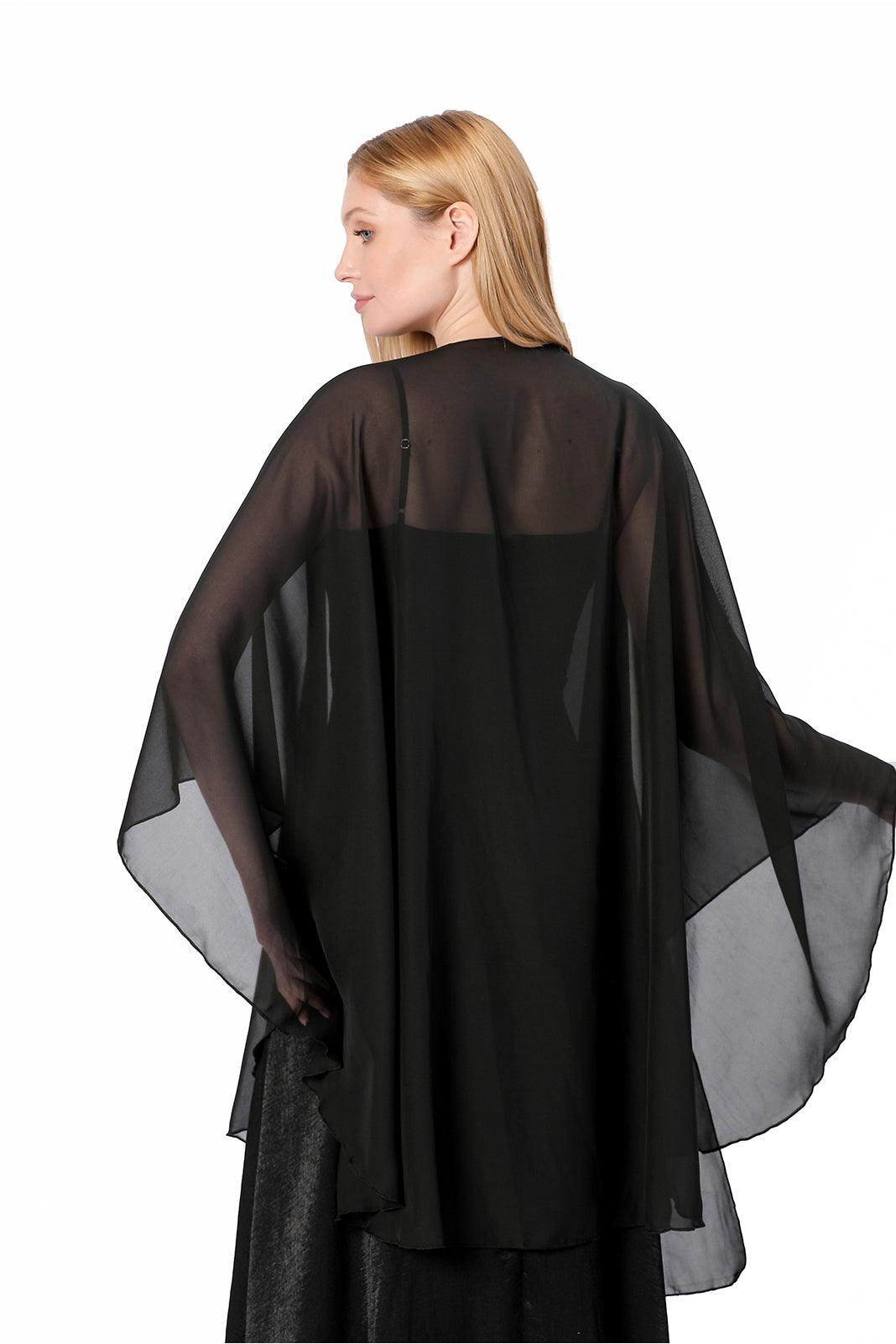 Chiffon Shawl with CJ0111 - COCOMELODY