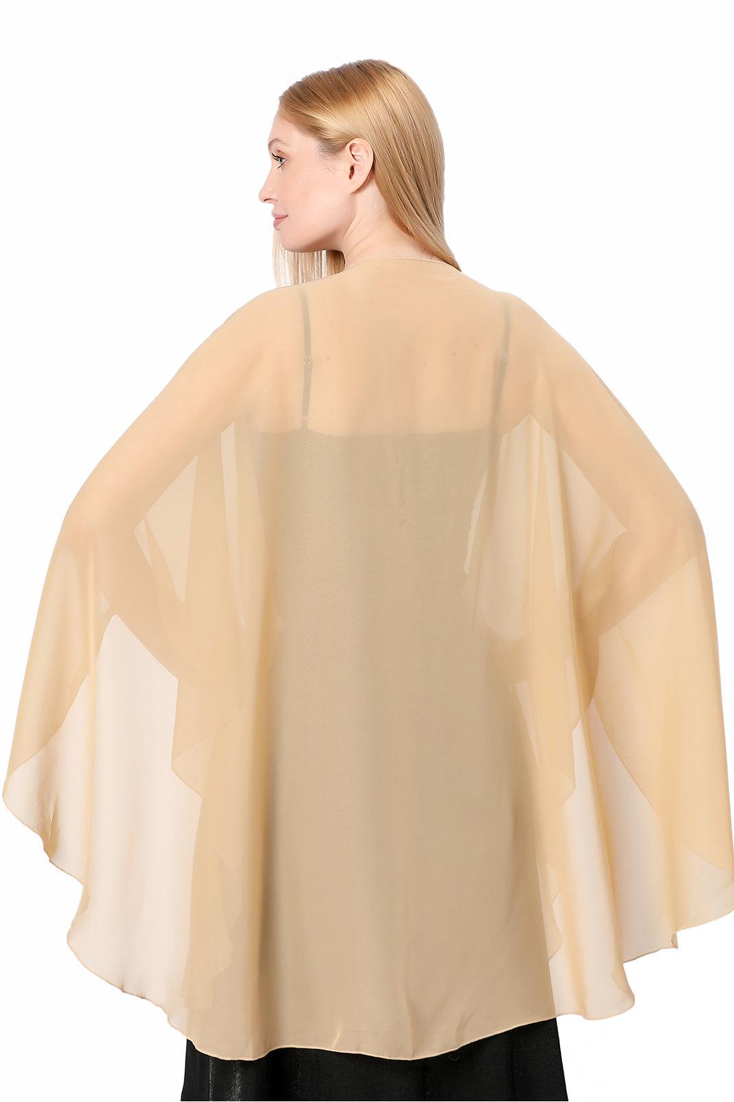 Chiffon Shawl with CJ0111 - COCOMELODY