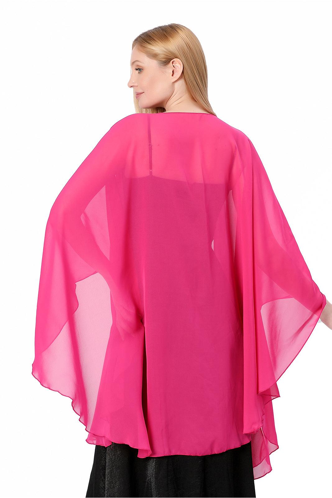 Chiffon Shawl with CJ0111 - COCOMELODY