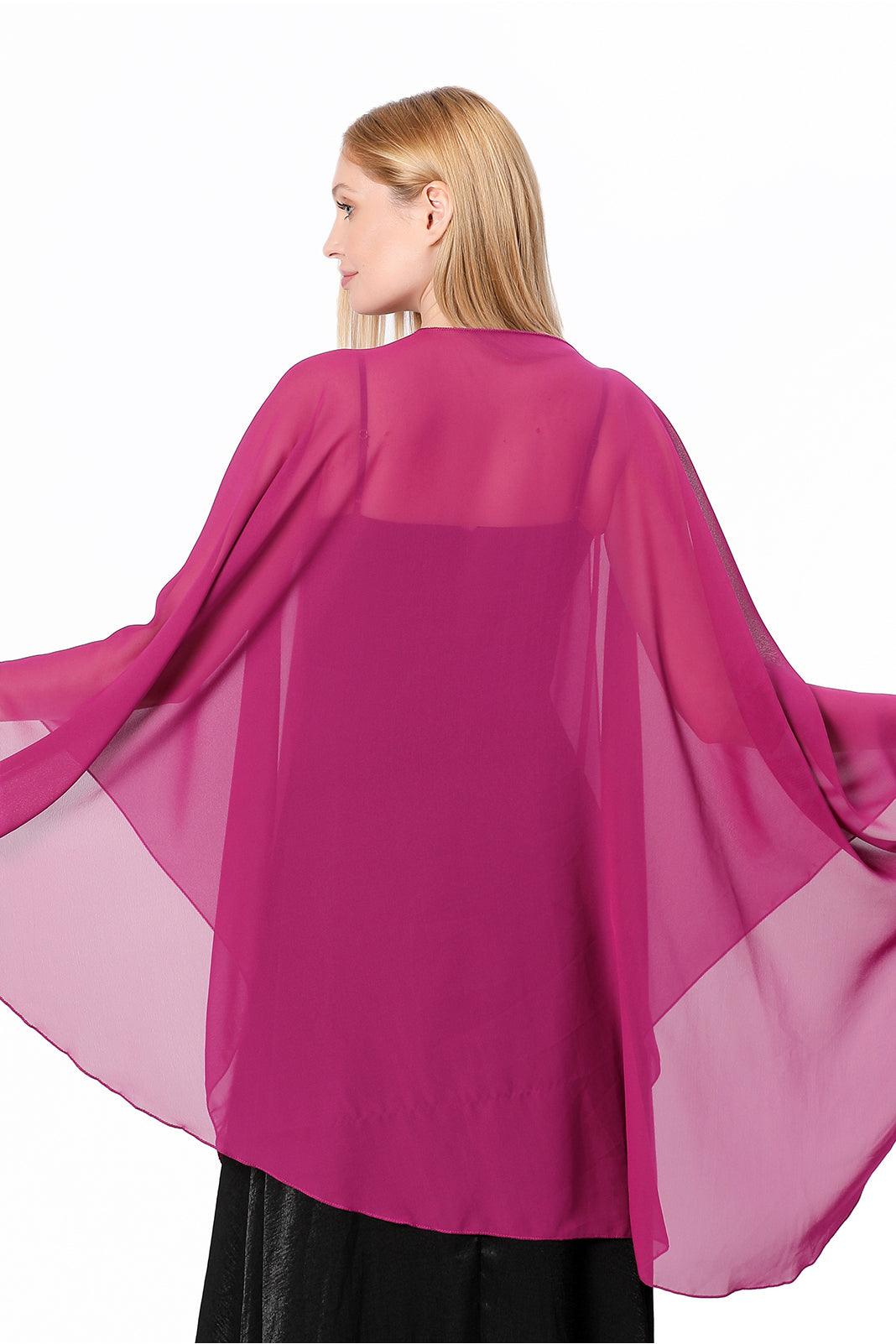 Chiffon Shawl with CJ0111 - COCOMELODY
