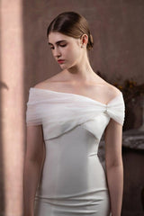 Tulle Shawl with Clasp CJ0117 - COCOMELODY