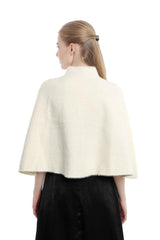 Faux Fur Shawl with Clasp CJ0121 - COCOMELODY