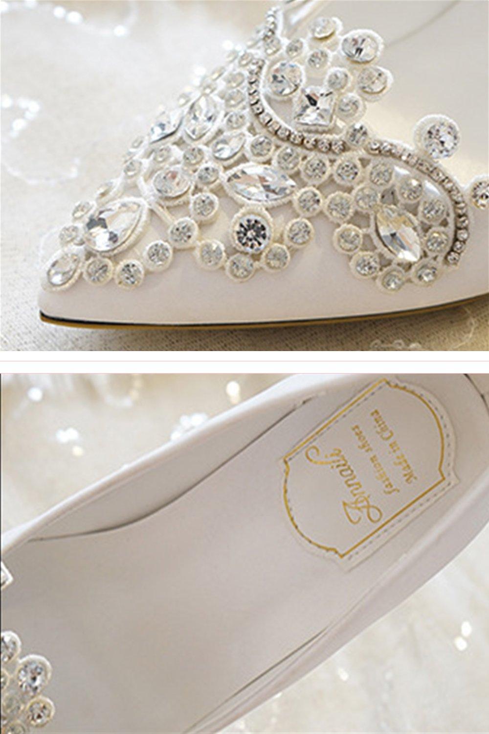 Stiletto Heel 9cm Satin Heels Bridal Shoes CK0128 - COCOMELODY