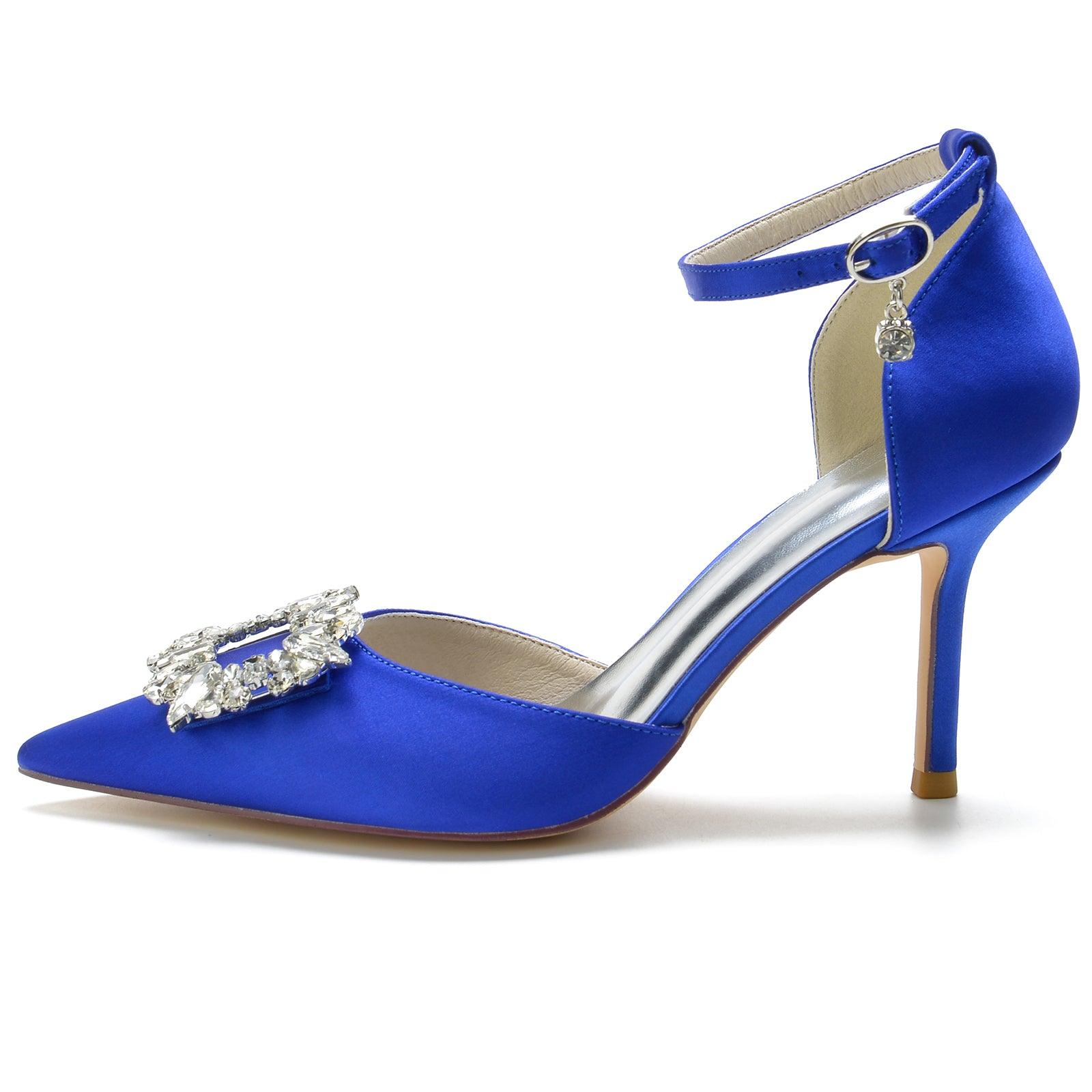 Stiletto Heel 8.5cm Silk-Like Shoes CK0133 - COCOMELODY