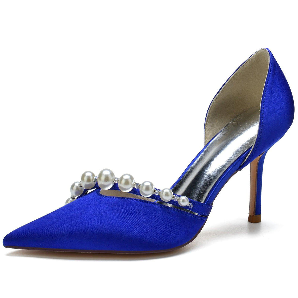 Stiletto Heel 8.5cm Silk-Like Shoes CK0134 - COCOMELODY